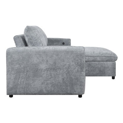 Finn - Loveseat With Pop-Up Sleeper - Gray
