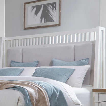 Americana Modern Bedroom - Queen Shelter Headboard - Cotton