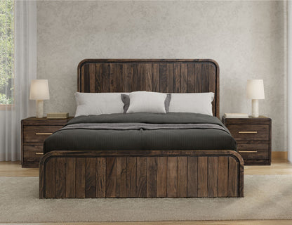Mezquite - Queen Platform - Dark Brown