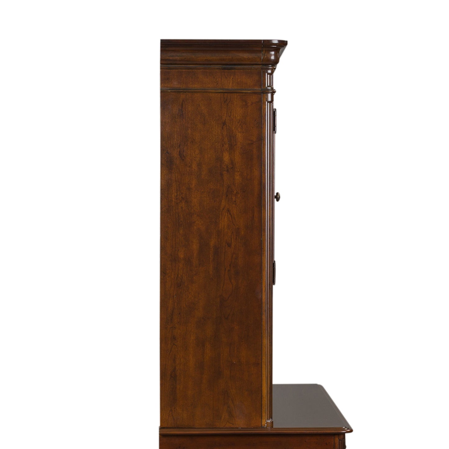 Brayton Manor - Jr Executive Credenza Hutch - Cognac