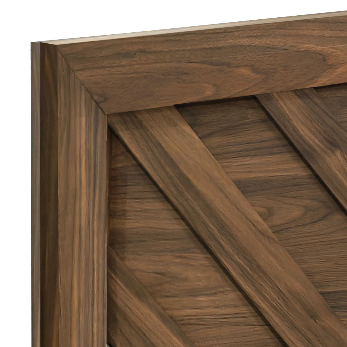 Biscayne - 6/0 Western King Headboard, Footboard, Slats - Sable