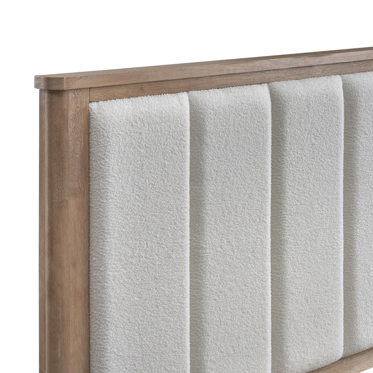 Anika - 5/0 Queen Panel Headboard - White / Natural
