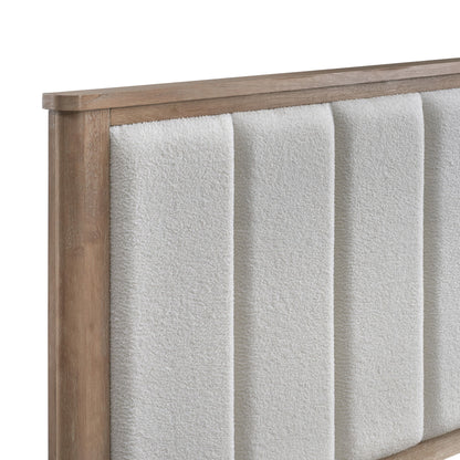 Anika - 5/0 Queen Storage Footboard & Slats - White / Natural