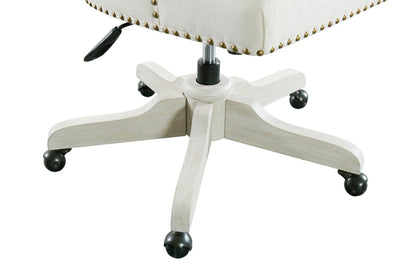 Maisie - Upholstered Desk Chair - Champagne