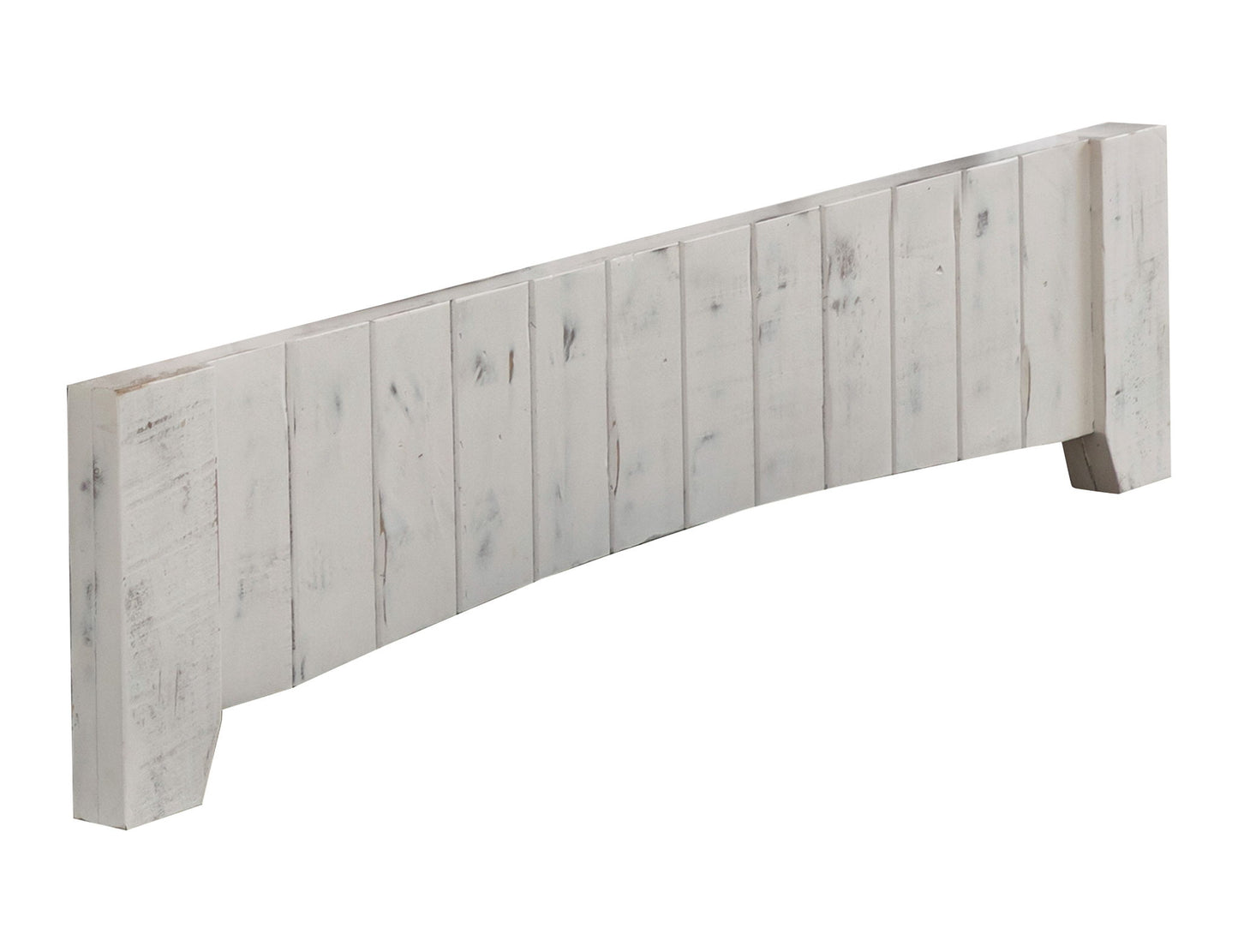 Pueblo - Queen Footboard & Rails - Antiqued White