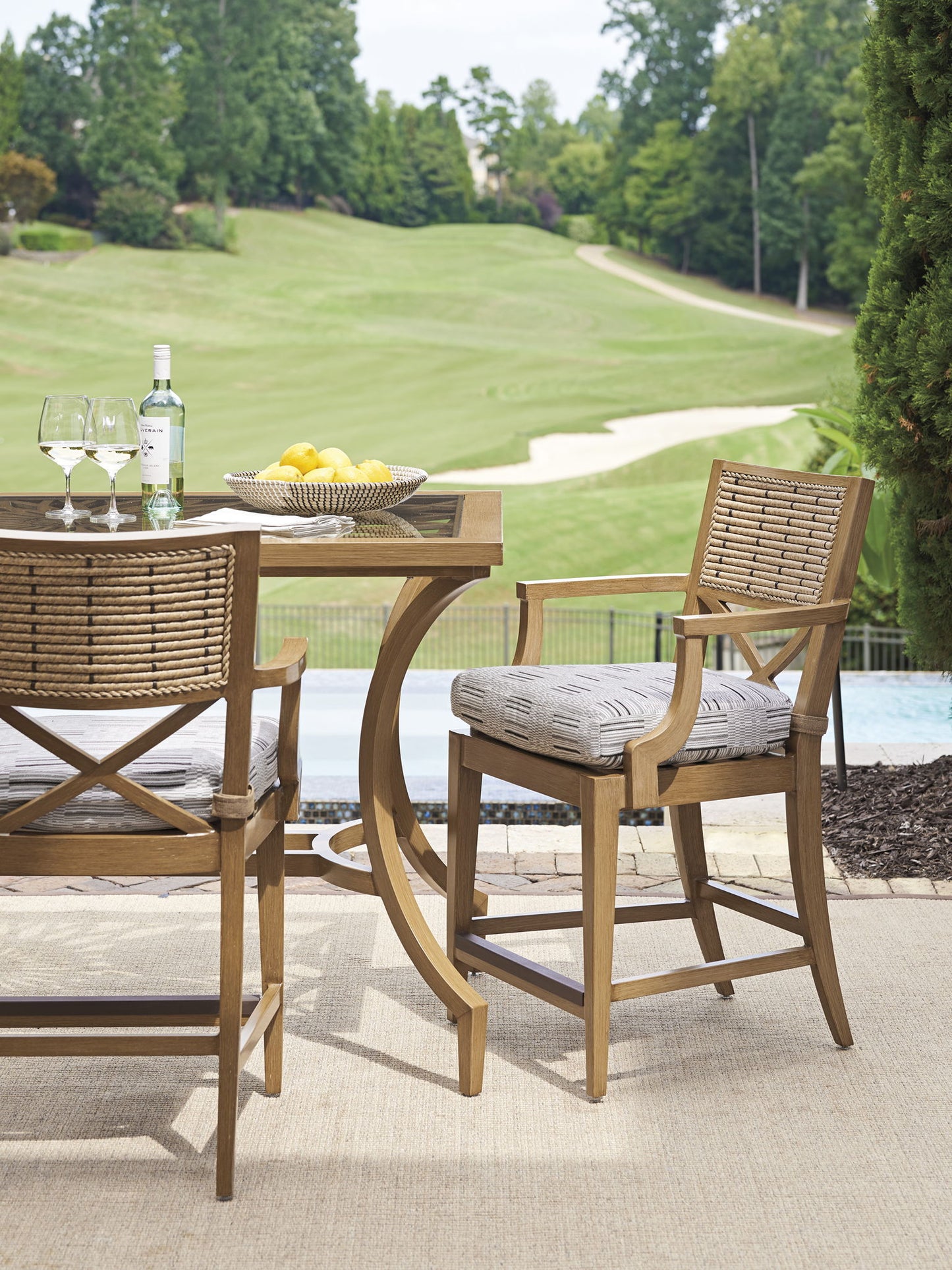 Los Altos Valley View - Bistro Table - Light Brown