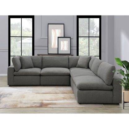 Cloud 9 - Sectional Armless Chair - Dark Gray