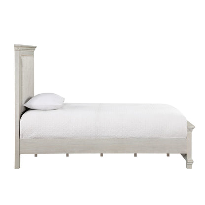 Silver Sands - 4/6 Full Panel Footboard & Slats - Gray