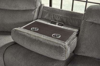 Alpine - Armless Chair With Drop Down Table - Airy Midnight