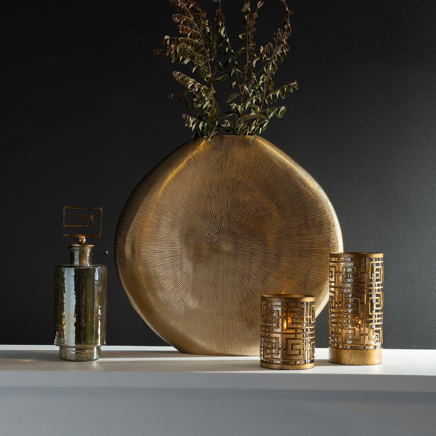 Gretchen - Vase - Black Nickel