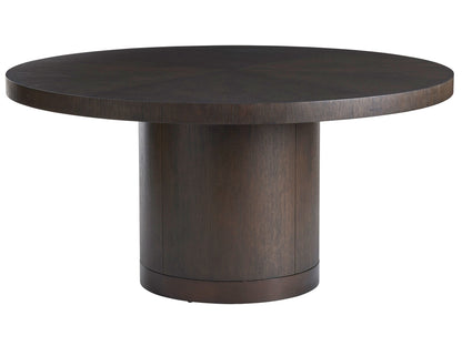 Park City - Silvercreek Round Dining Table - Dark Brown