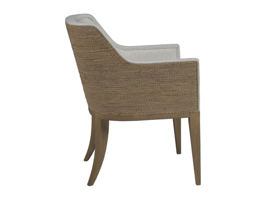 Simpatico - Simpatico Arm Chair - Beige / Dark Brown
