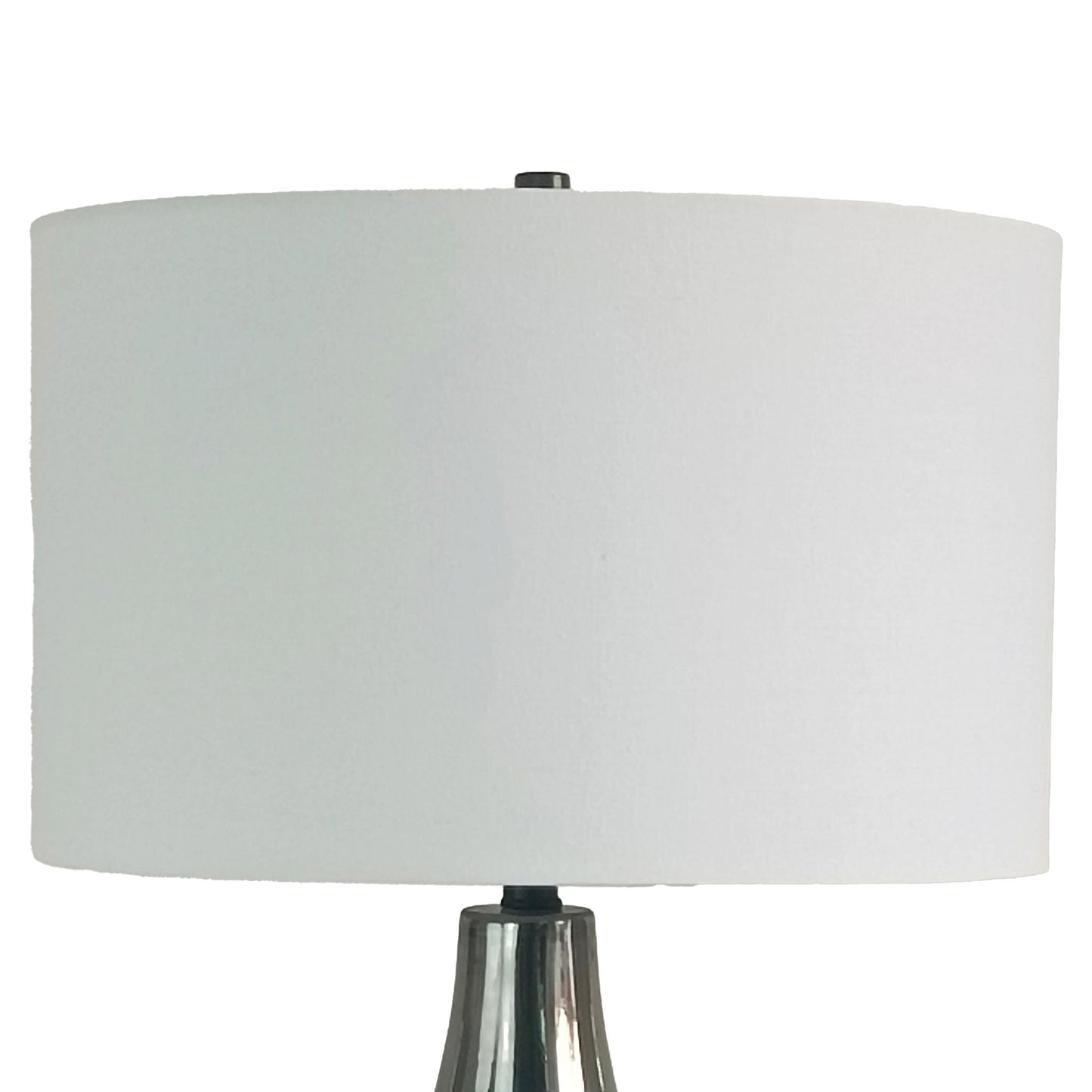 Smoke Pearl Essence Glass & Metal Table Lamp (Set of 2) - Smoke Pearl / Matte Black