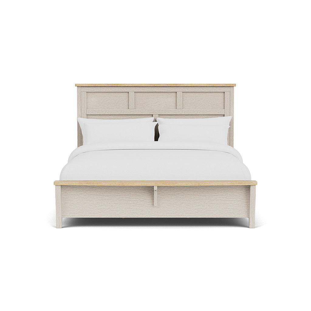 Glenndale - King Headboard - Aged White