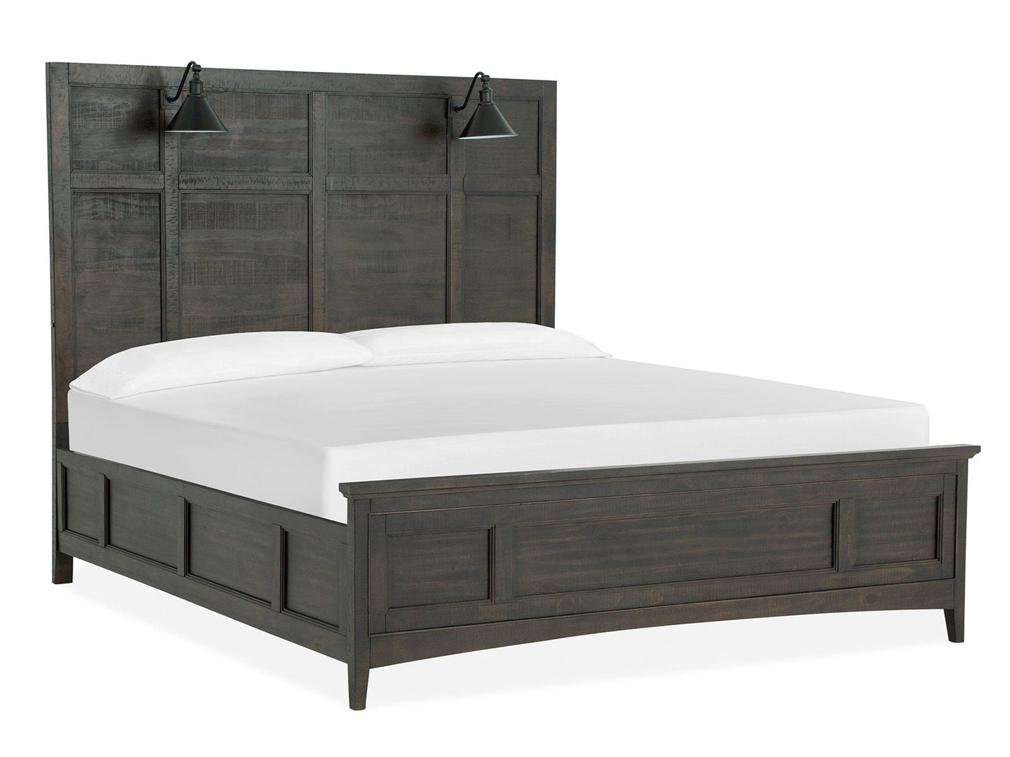 Westley Falls - King Panel Bed Footboard - Graphite