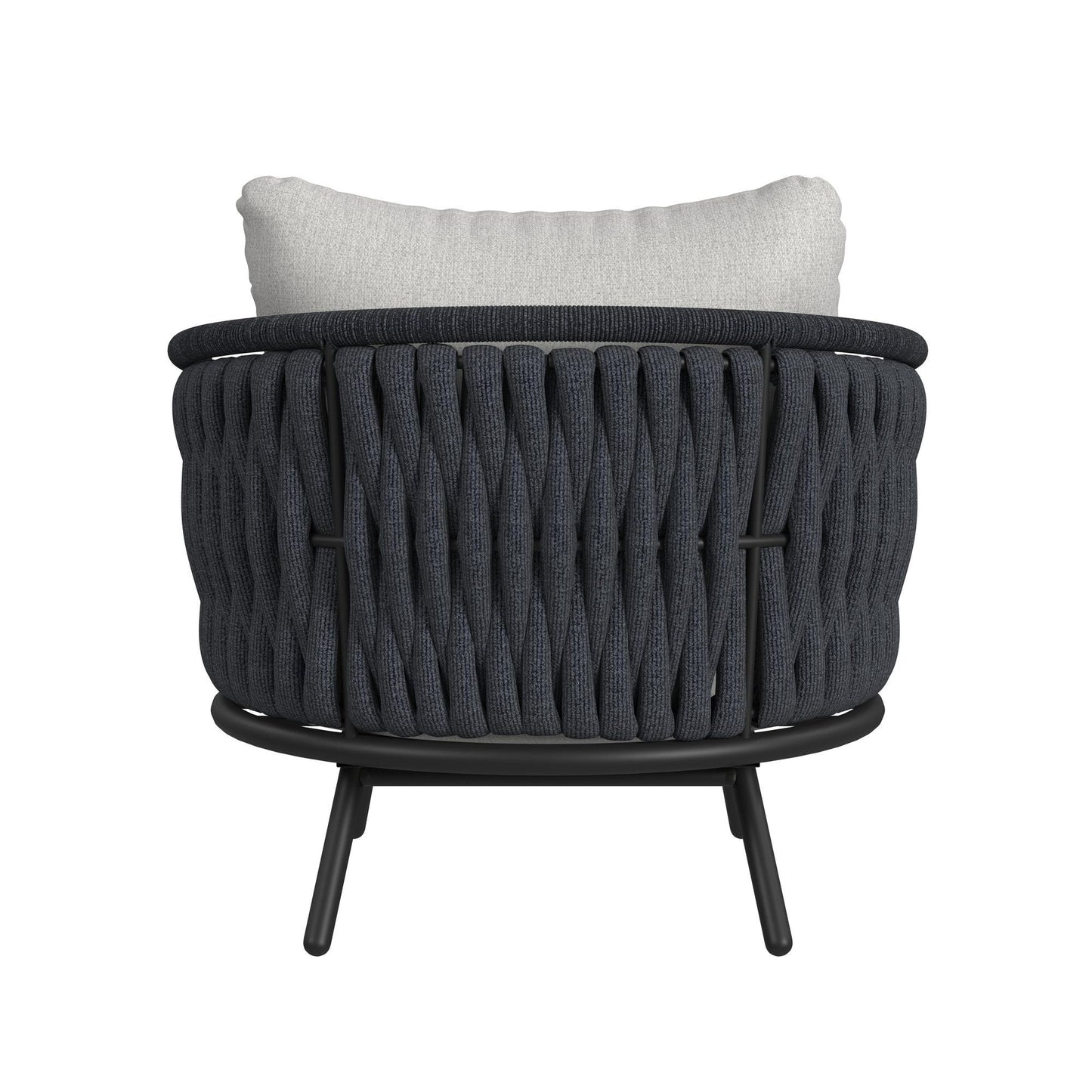 Bali - Chairs With Olefin (Set of 2) - Dark Gray