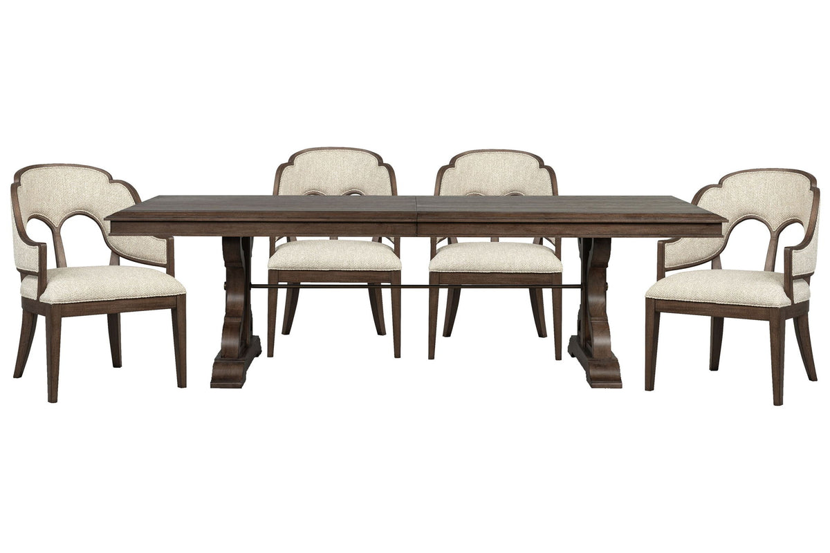 Jubilee - Extendable Trestle Dining Table Set