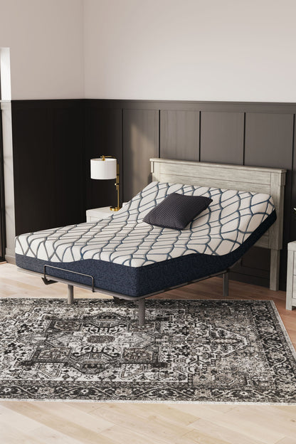 12 Inch Chime Elite 2.0 - Twin Mattress - White / Blue