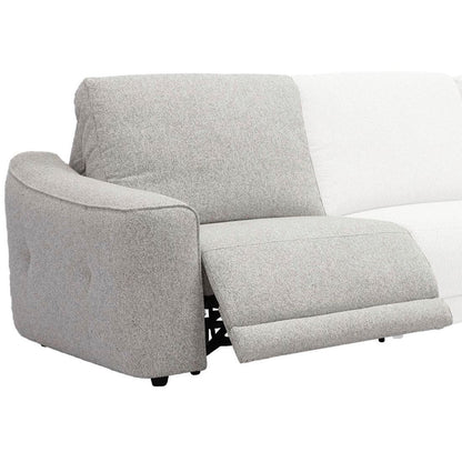 Julianna - Power Left Arm Facing Recliner P2 - Crisp Taupe