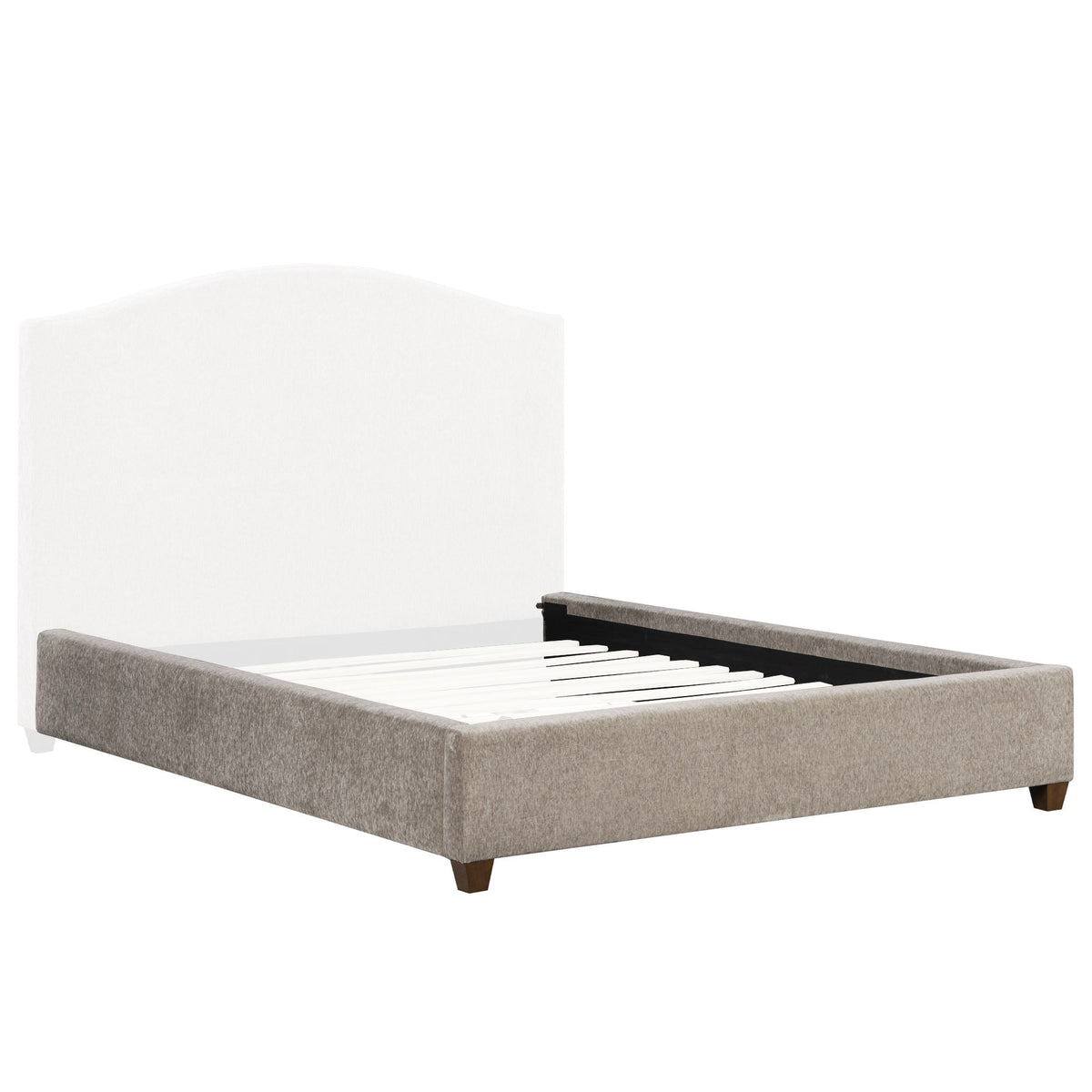 Gina - King Footboard And Rails - Rosemont Stone