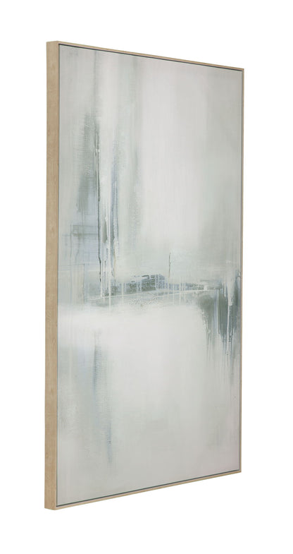 Framed Canvas Misty Crossing - Silver