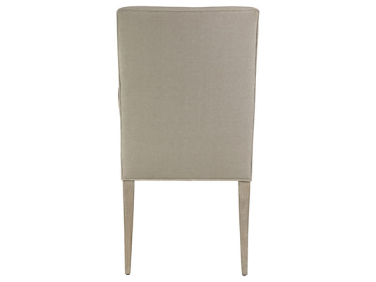 Cohesion Program - Haiku Upholstered Side Chair - Beige / Dark Brown