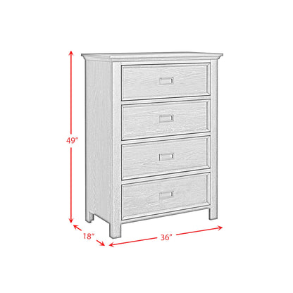 Hampton Kids - Bunk With Ladder And Trundle Bedroom Set