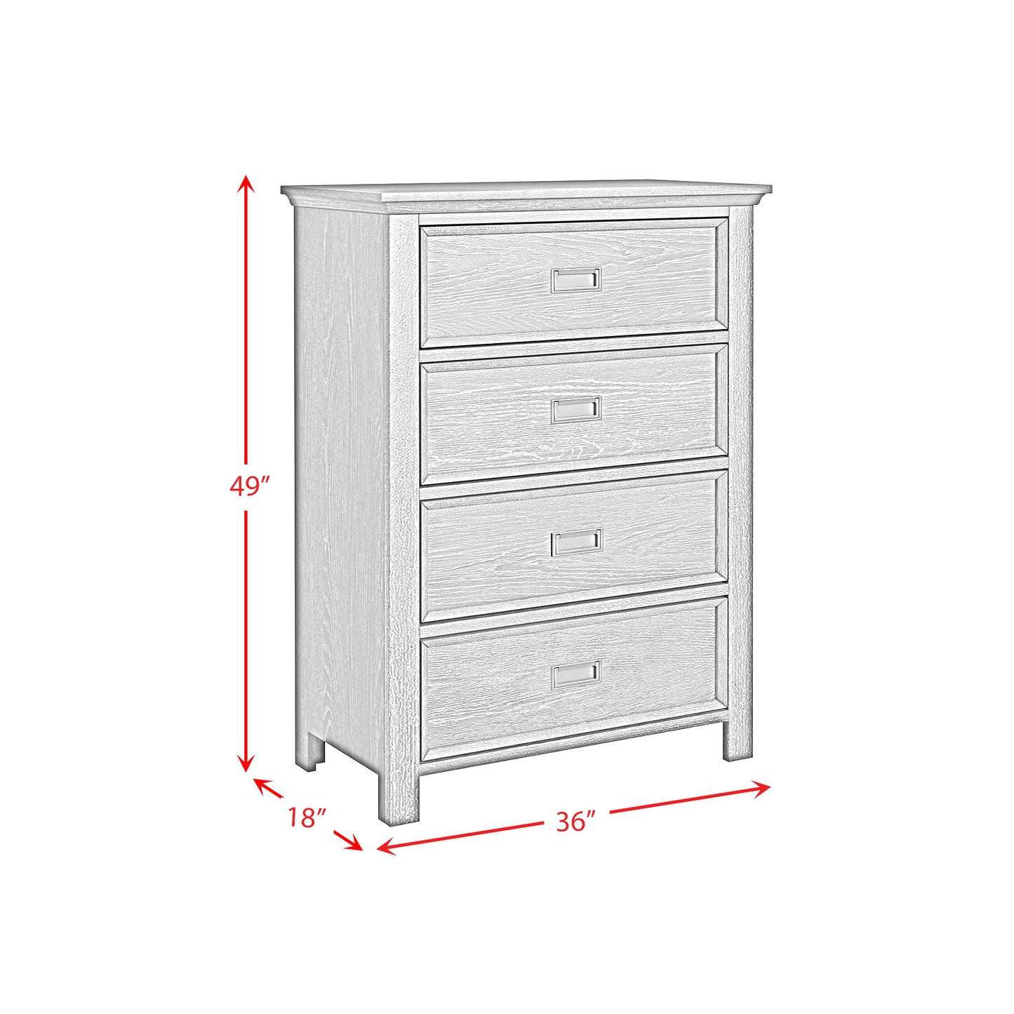 Hampton Kids - Bunk With Staircase And Trundle Bedroom Set