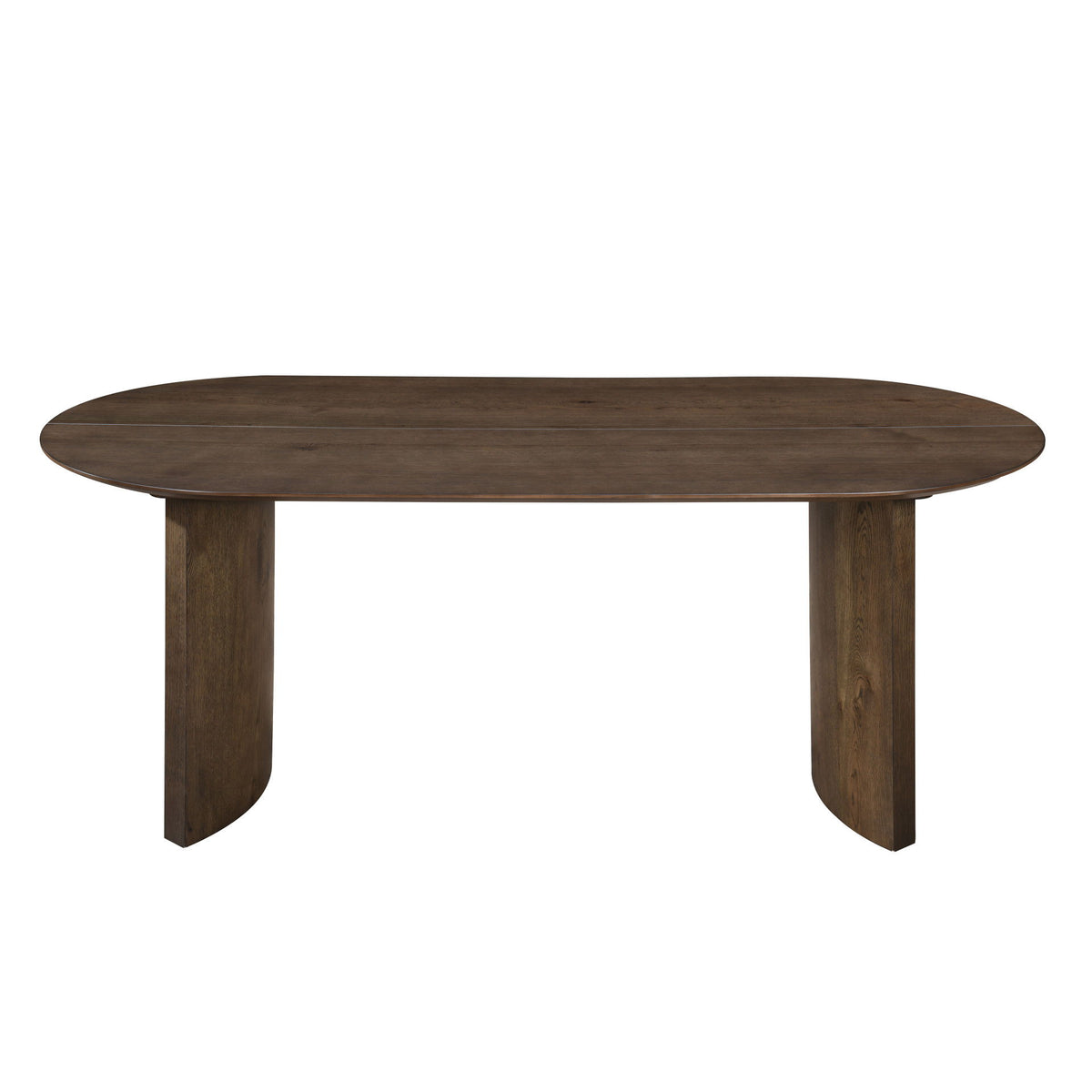Kody - Oval Dining Table Base - Dark Walnut