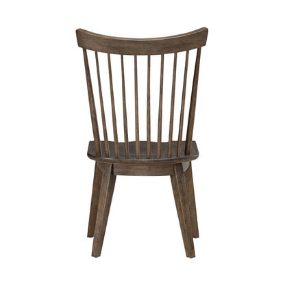 Midland Falls - Spindle Back Side Chair - Rustic Brown
