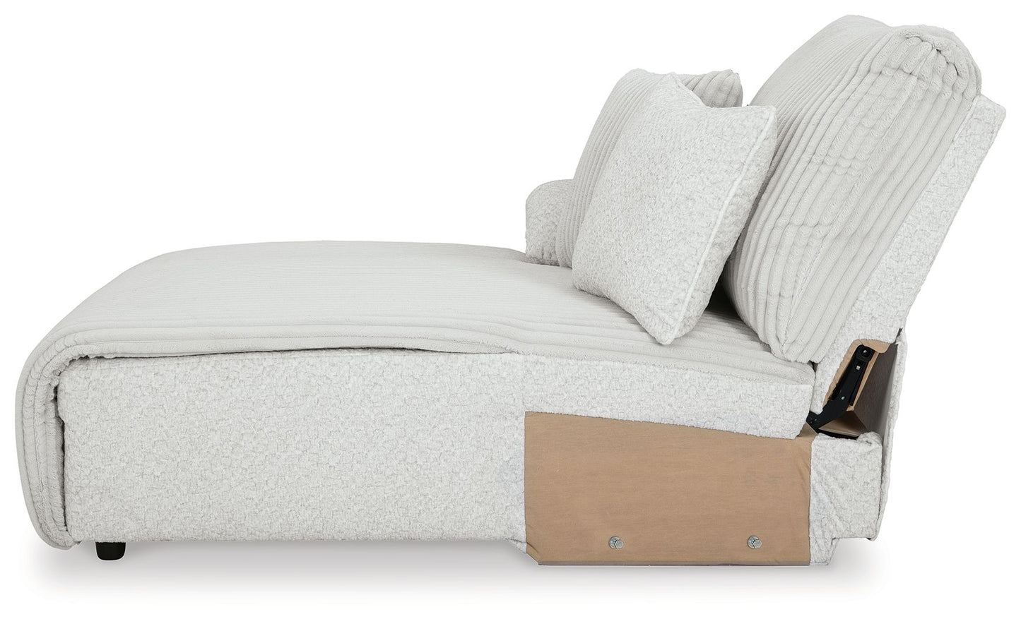 Top Tier - Laf Press Back Chaise - Alloy