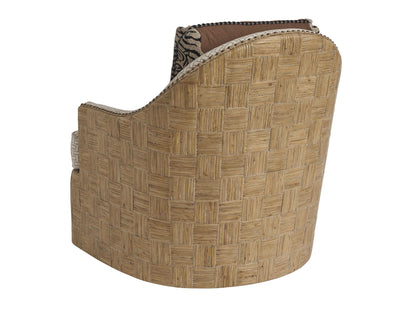 Barnaby - Barnaby Upholstered Arm Chair - Beige / Dark Brown