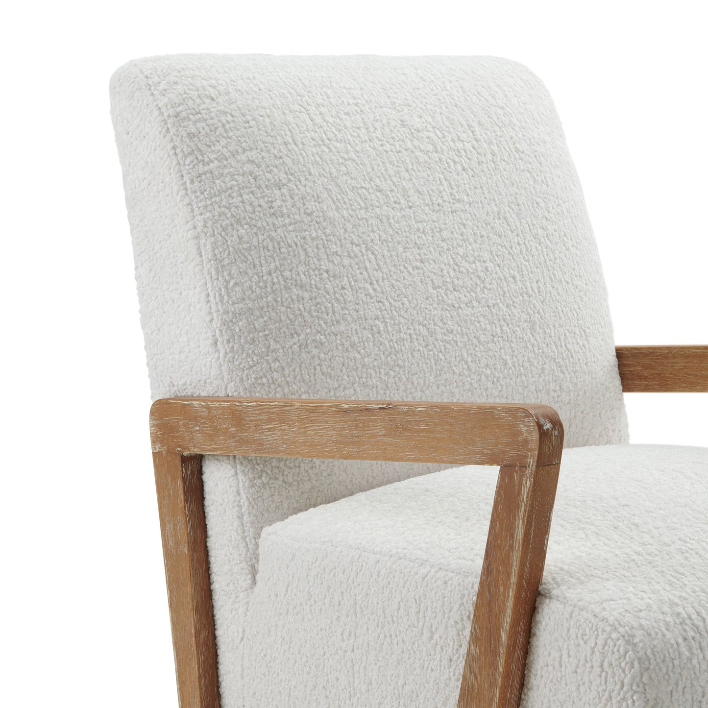 Enzo - Accent Chair - Sheep Skin White (3A Packaging)