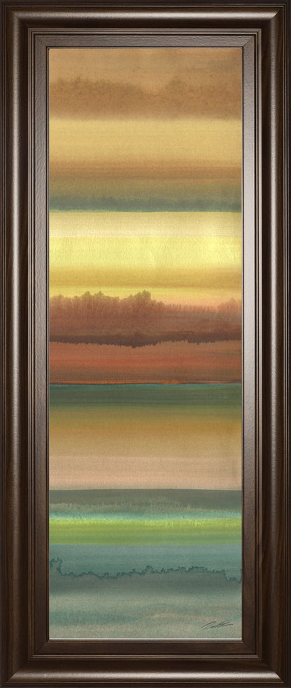 Ambient Sky Il By John Butler - Framed Print Wall Art - Light Brown
