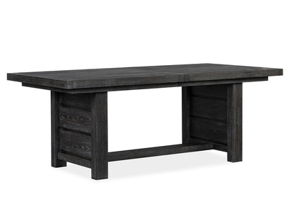 Plum Creek - 10 Piece Extendable Trestle Dining Table Set
