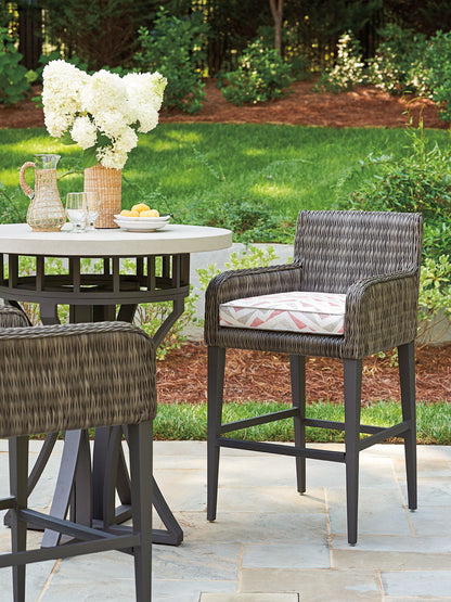 Cypress Point Ocean Terrace - Bistro Table - Dark Brown
