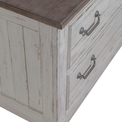 River Place - Curio Base - Riverstone White & Tobacco