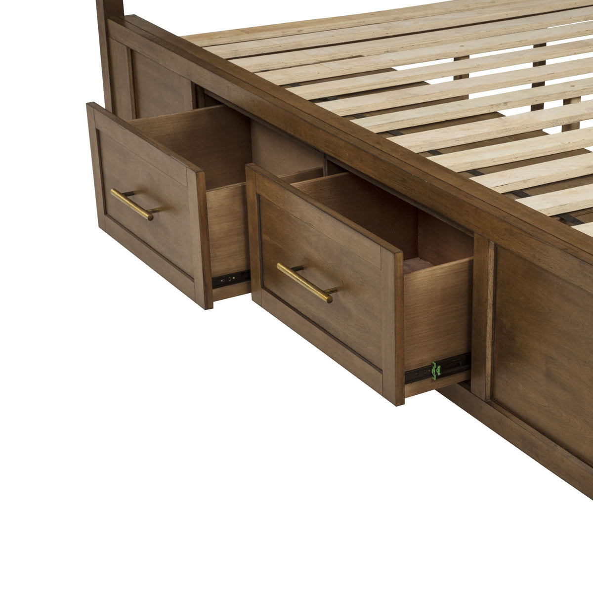Devonshire - 5/0 Queen Footboard & Roll Out Slats - Cognac