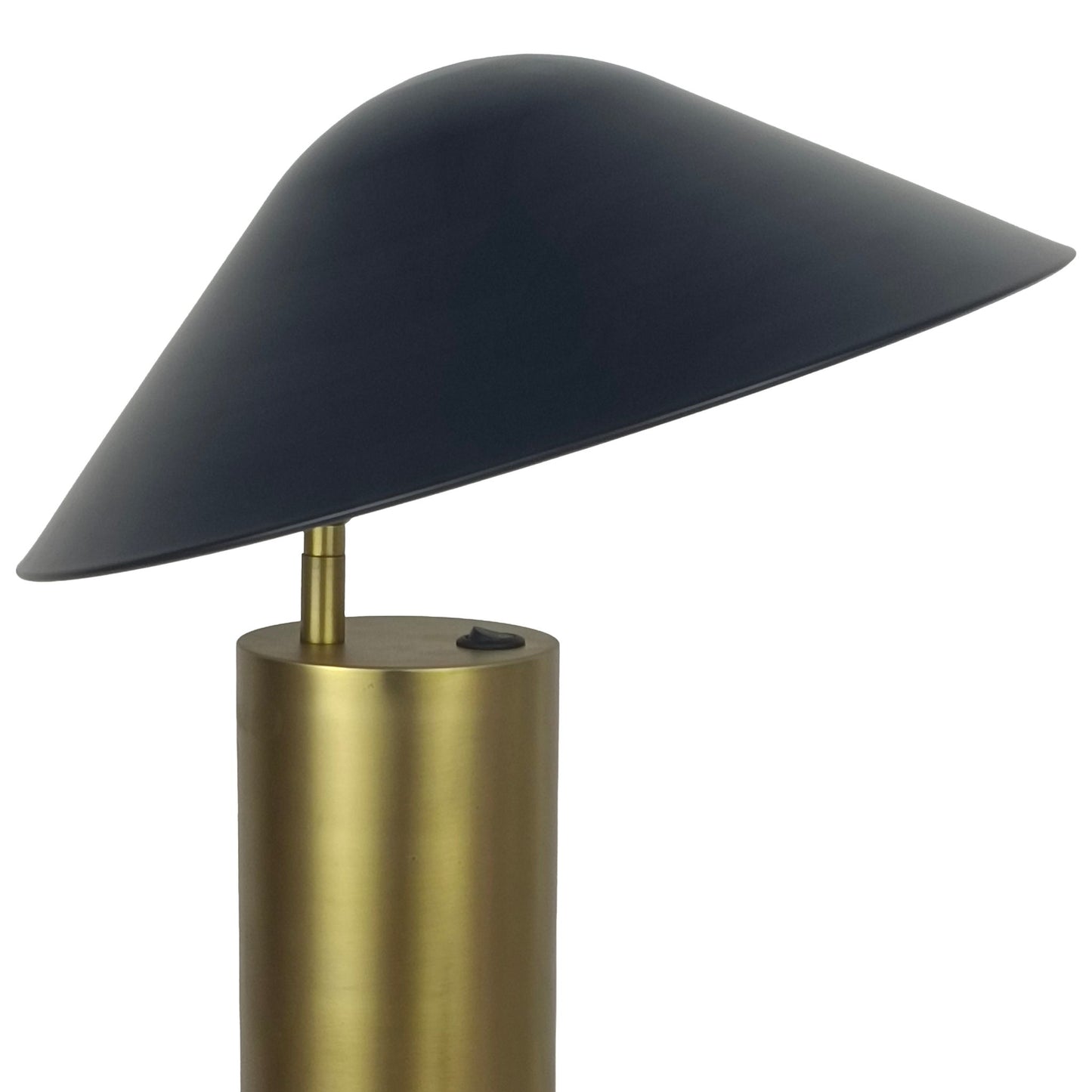Sculpted Glow Metal Accent Lamp (Set of 2) - Brushed Gold / Matte Black