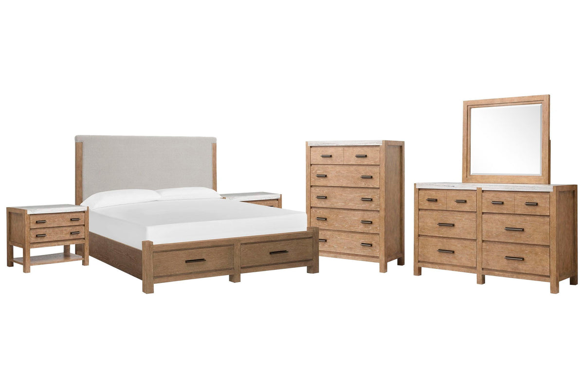 Plum Creek - Upholstered Panel Storage Bedroom Set