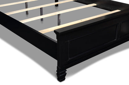 Tamarack - 5/0 Queen Headboard, Footboard & Slats - Black