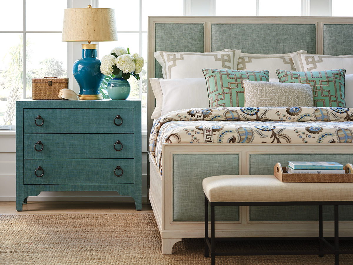Newport - Crystal Cove Upholstered Panel Headboard 6/6 King - Beige