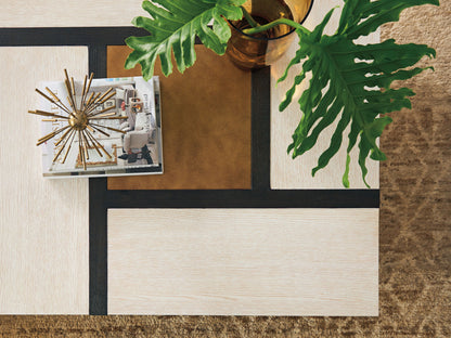 Carmel - Links Square Cocktail Table - Beige