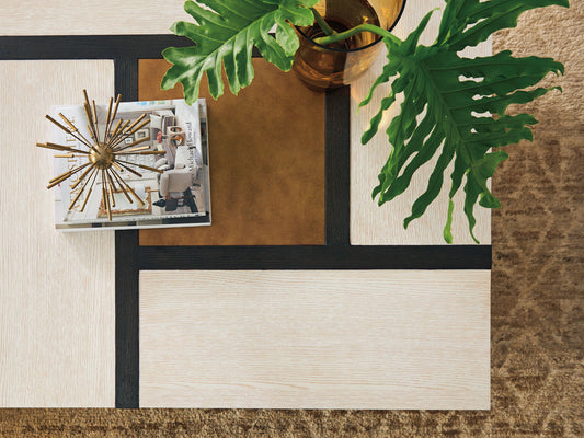 Carmel - Links Square Cocktail Table - Beige