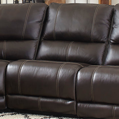 Whitman - Powered By Freemotion Power Cordless Armless Recliner - Verona Coffee