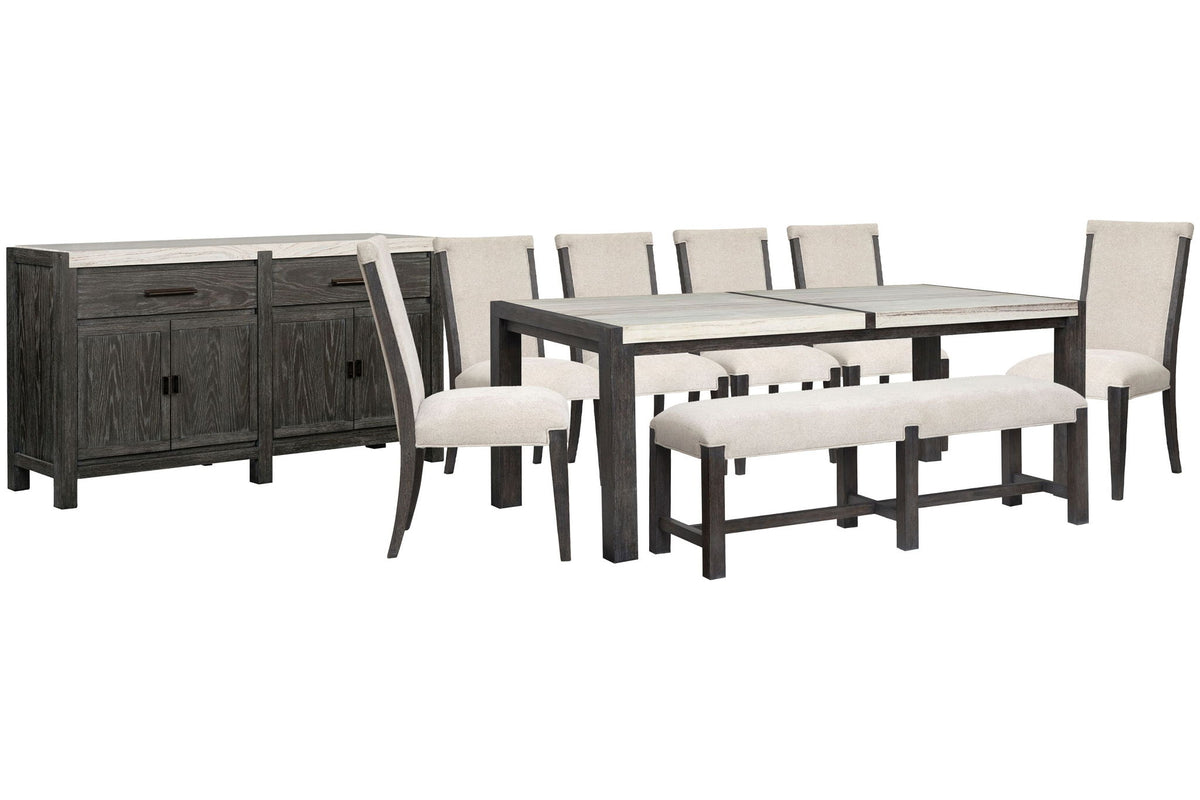 Plum Creek - 9 Piece Rectangular Dining Table Set