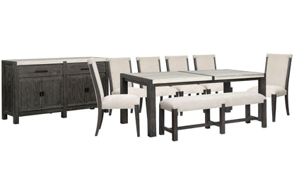 Plum Creek - 9 Piece Rectangular Dining Table Set