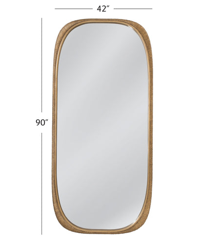 Malton - Floor Mirror - Ant Gold