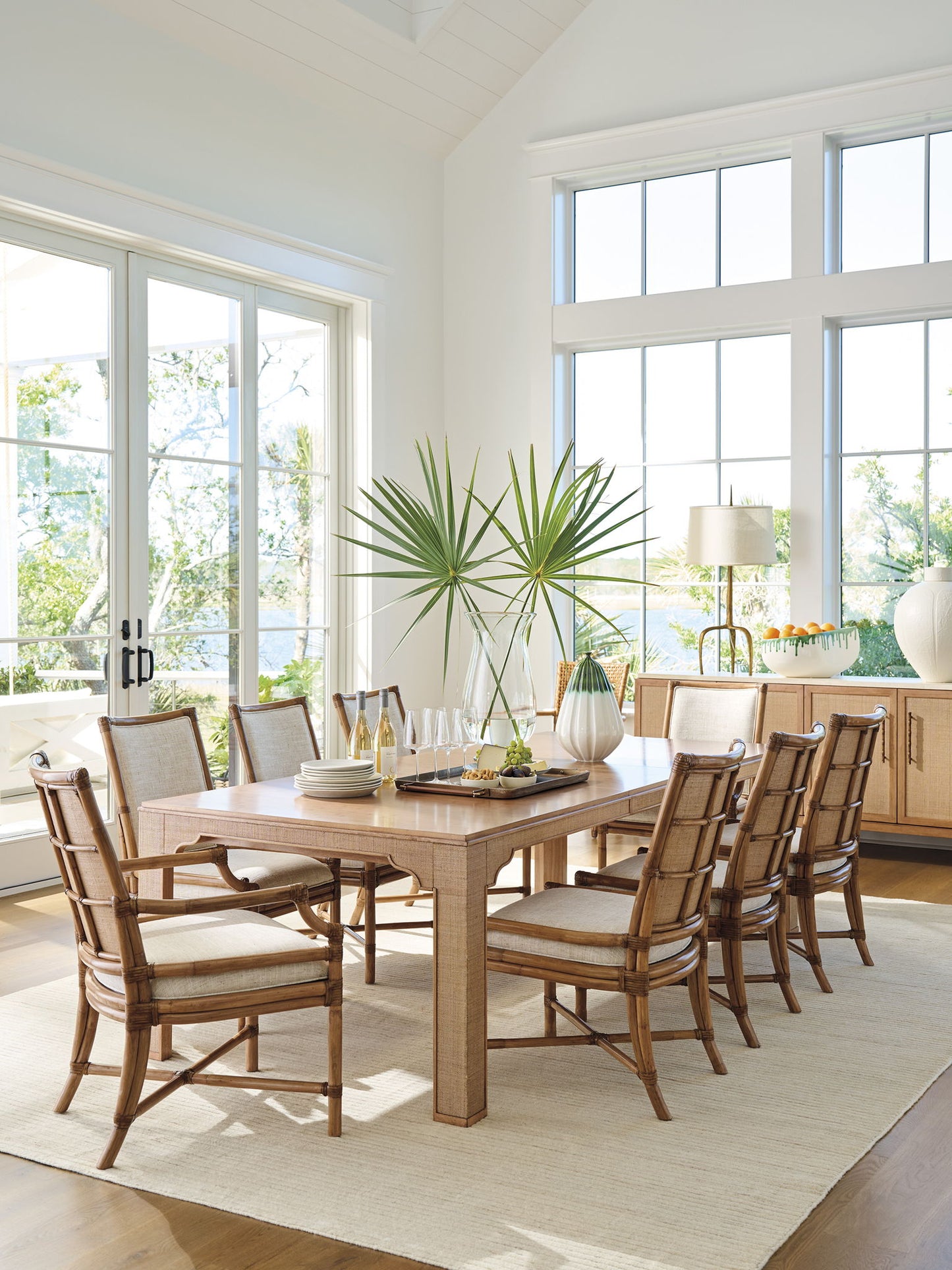 Key Biscayne - Delano Woven Chair - Light Brown / Beige