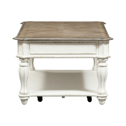 Magnolia Manor - Lift Top Cocktail Table - Antique White